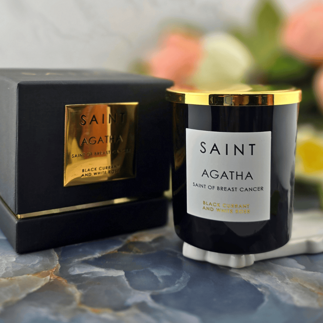 Saint Agatha Candle