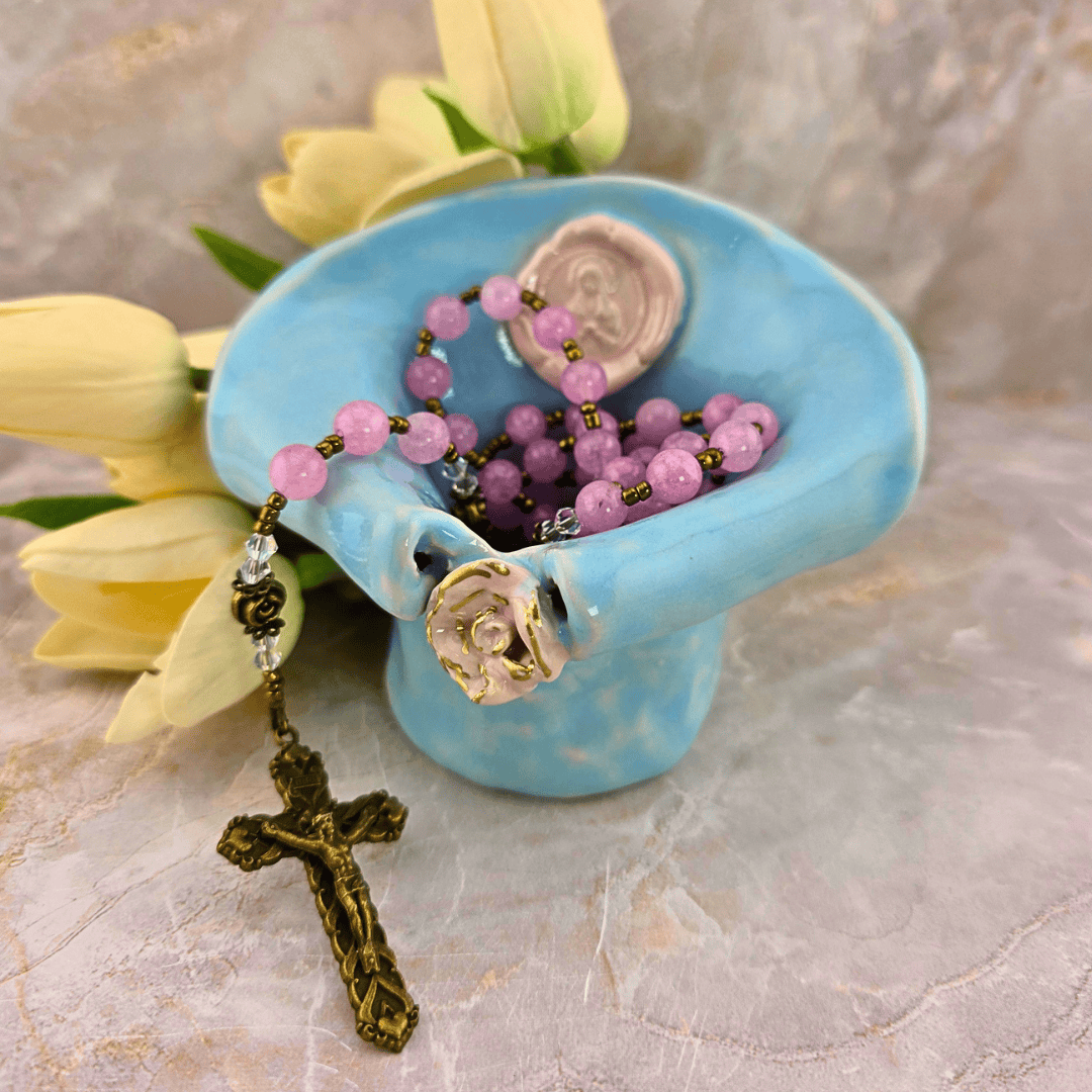 Sacred Treasures Rosary Pouch