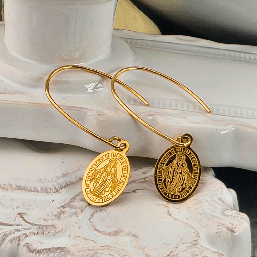 Miraculous Medal Earrings