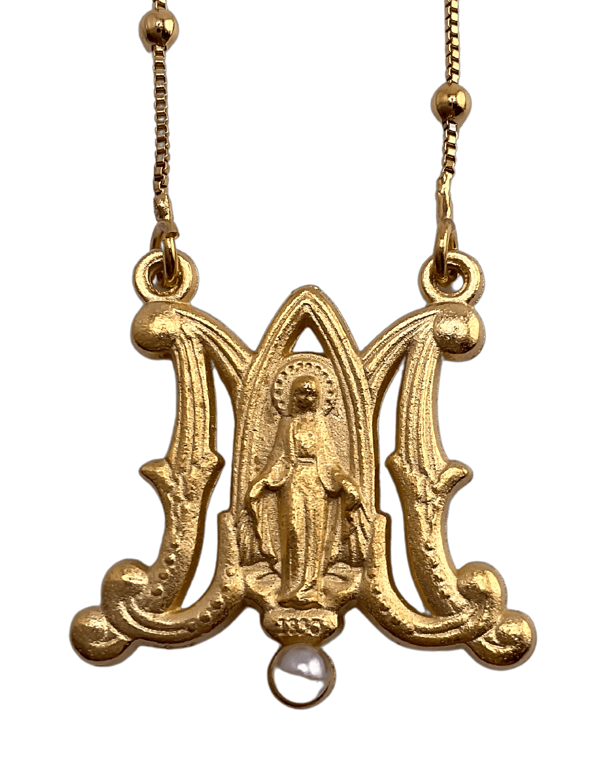 Auspice Maria Necklace Pearl Necklace Weisinger Designs