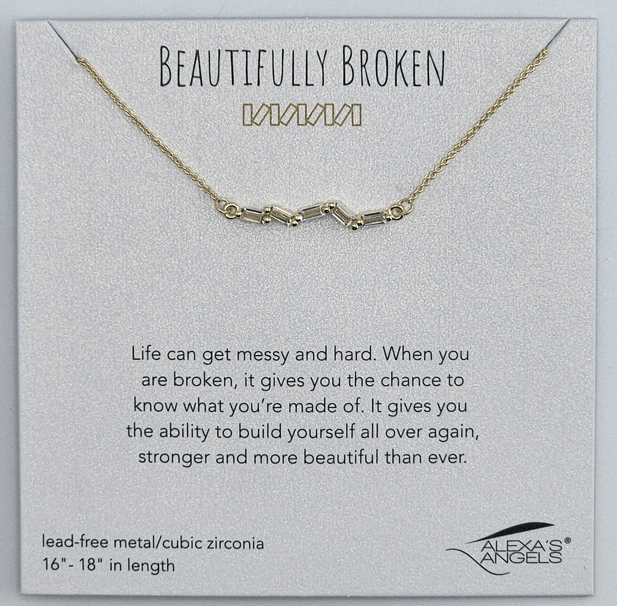 Beautifully broken necklace clearance