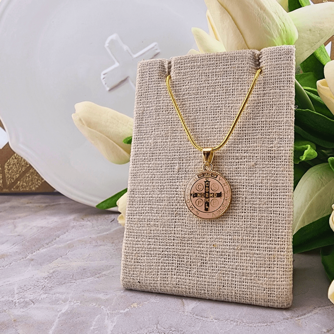 Bright Colored St. Benedict Necklace Jewelry Temu