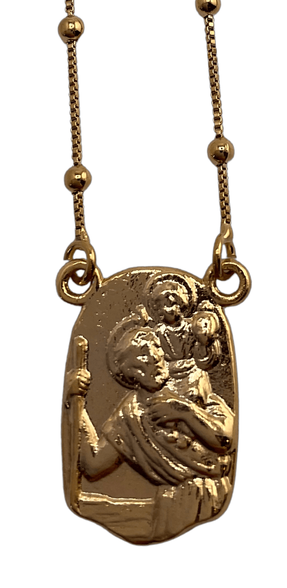 Baby st christopher necklace gold Clearance