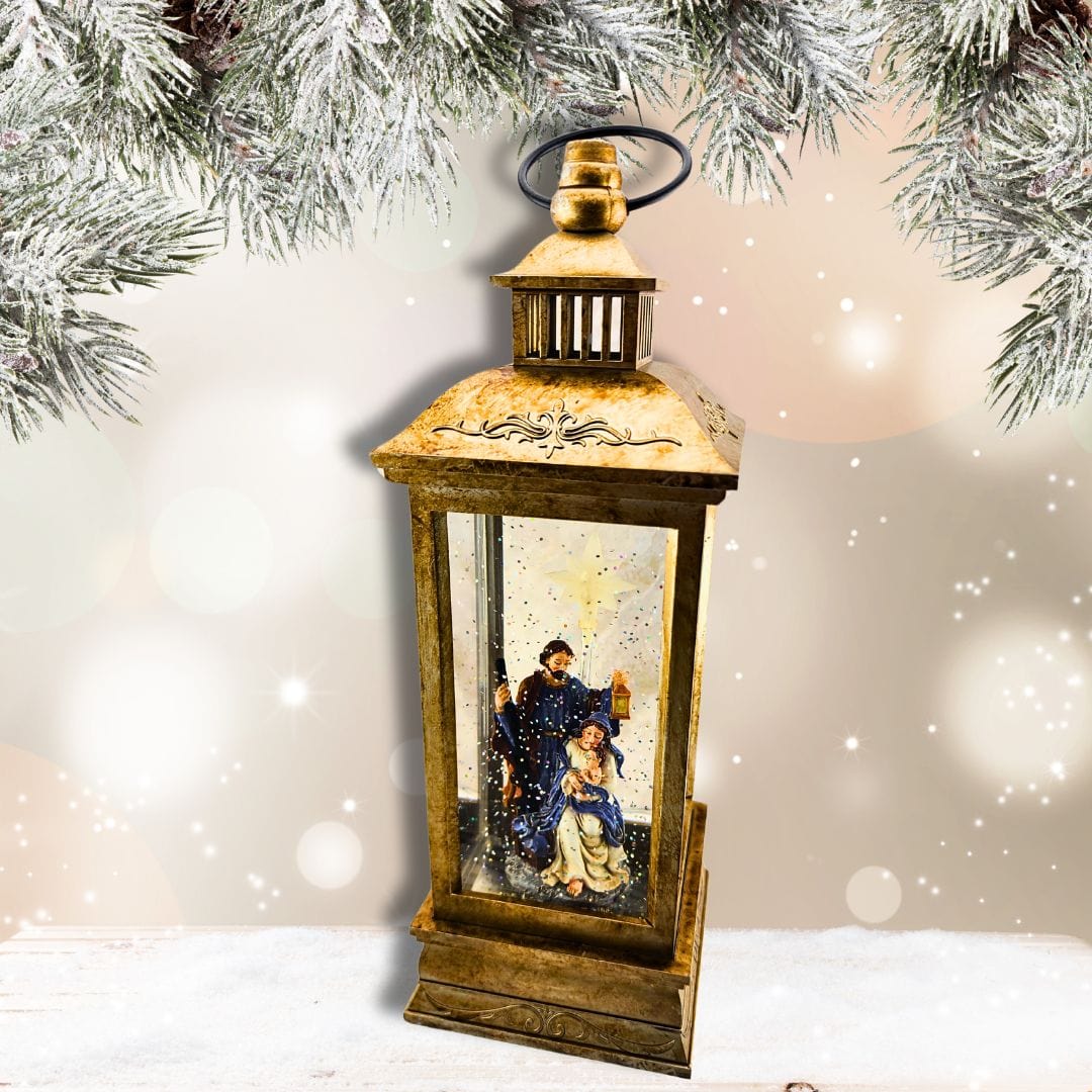 Sister Dulce Gift Shop. Catholic Store, Religious Store, Catholic Christmas, Religious Christmas, Holy Family Swirl Lantern