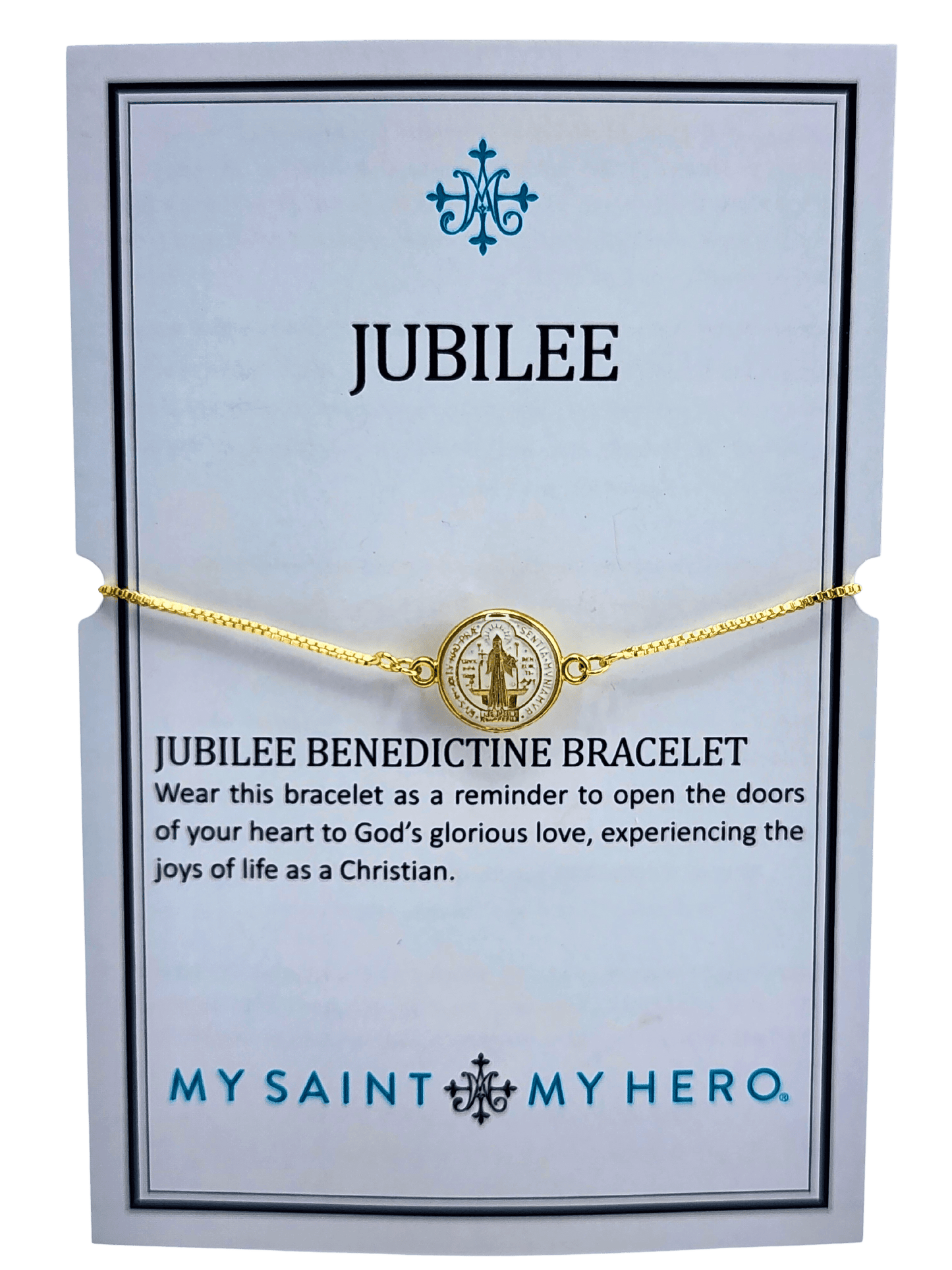 Sister Dulce Gift Shop, Catholic Store, Religious Store, Catholic Bracelet, Religious Bracelet, St. Benedict Bracelet