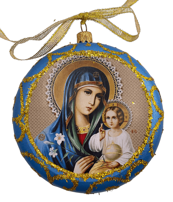 Madonna and Child Christmas Ornament Ornament, ister Dulce Gift Shop, Catholic Store, Religious Store, Catholic Christmas, Religious Christmas