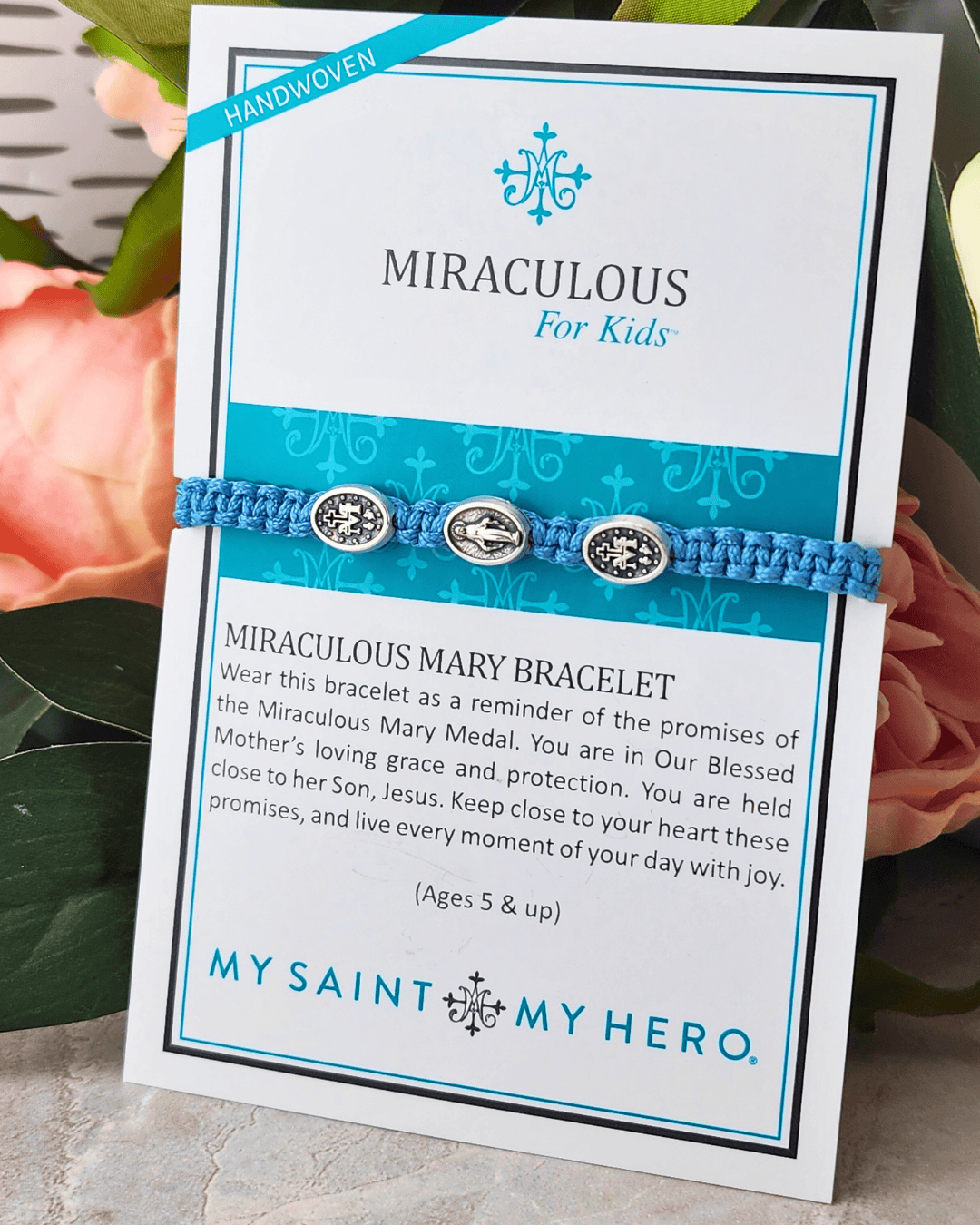 Miraculous Mary Medal Bracelet for Kids Bracelets My Saint My Hero