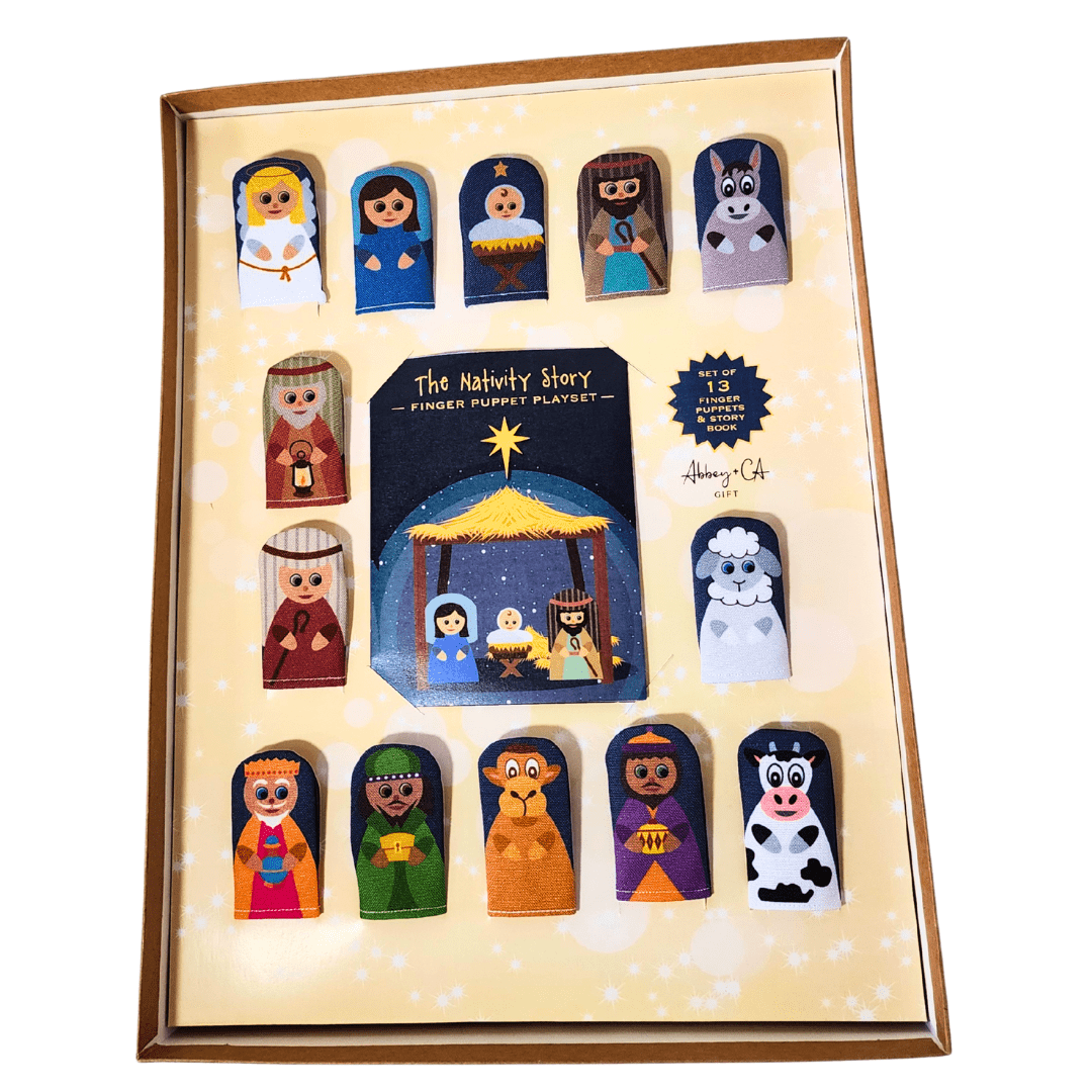 Sister Dulce Gift Shop. Catholic Store, Religious Store, Catholic Christmas, Religious Christmas, Nativity Finger Puppet Set