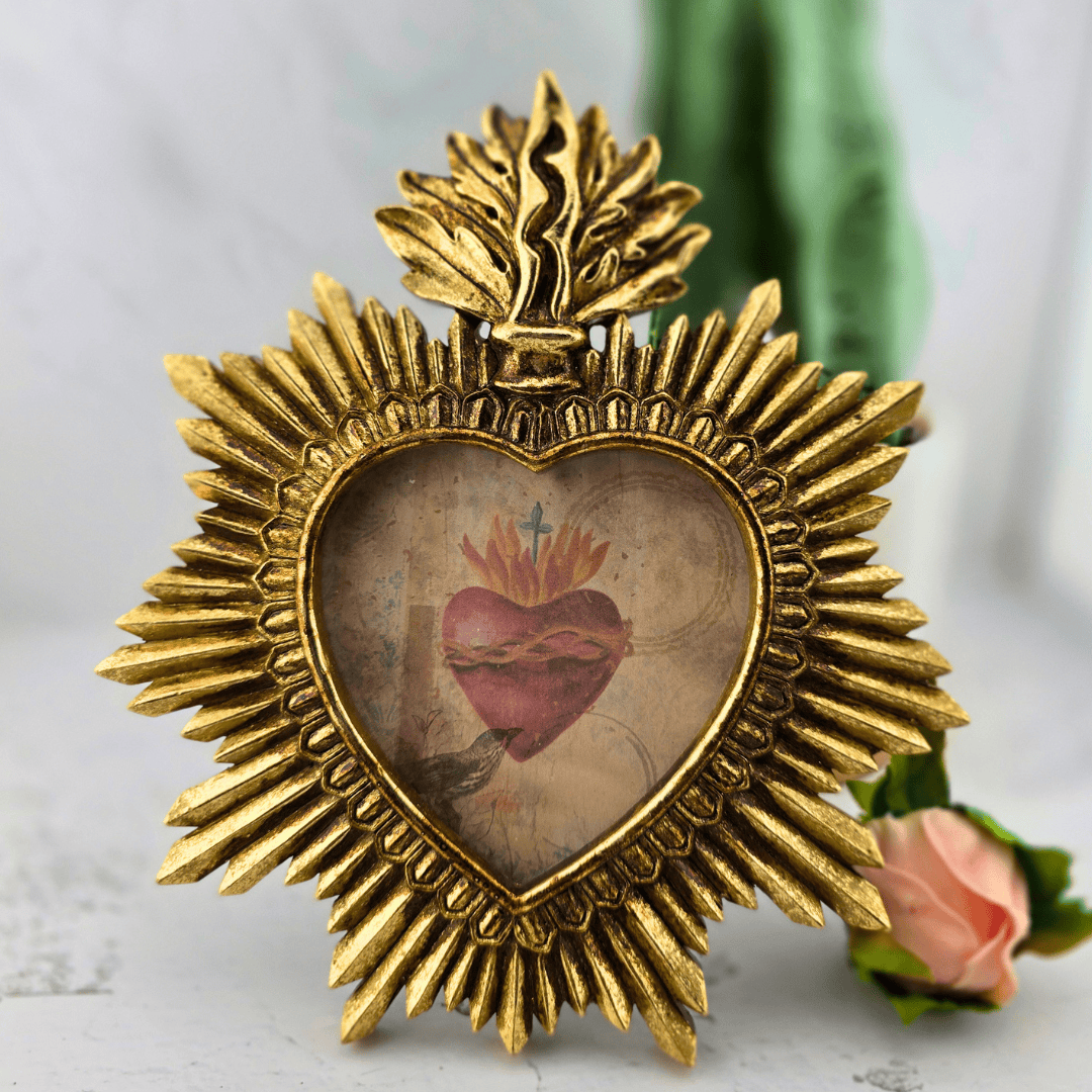 Golden Box Ex-voto Photo Frame