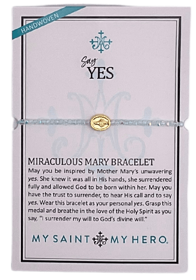 Sister Dulce Gift Shop, Catholic Store, Catholic Bracelet, Miraculous Mary Bracelet
