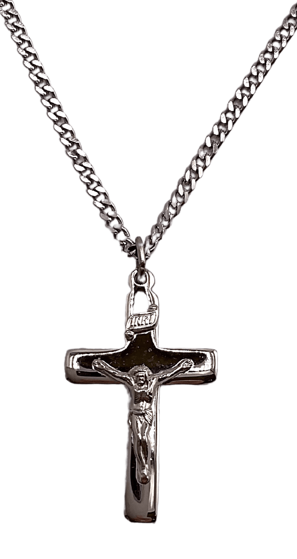 Sterling Silver Crucifix - 18