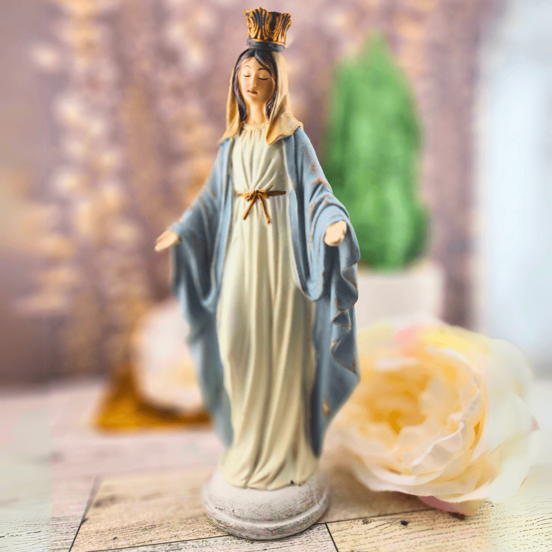 Virgin Mary Statue 9" Decor Raz Imports