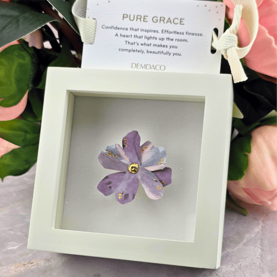 grace, floral, flowers, purple flowers, art, sister dulce, shepherds staff