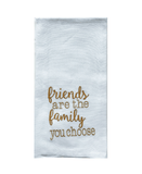 Embroidered Kitchen Tea Towels Friends are the family you choose Christmas , Sister Dulce Gift Shop, Catholic Store, Religious Store, Catholic Christmas, Religious Christmas, 