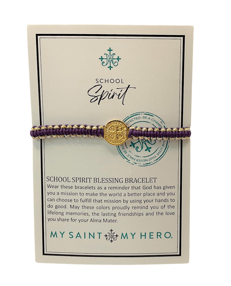 Sister Dulce Gift Shop, Catholic Store, Catholic Jewelry, Catholic Bracelet, School Spirit Bracelet, St. Benedict Bracelet