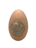 Wooden Egg with Intaglio, Sister Dulce Gift Shop, Catholic Store,