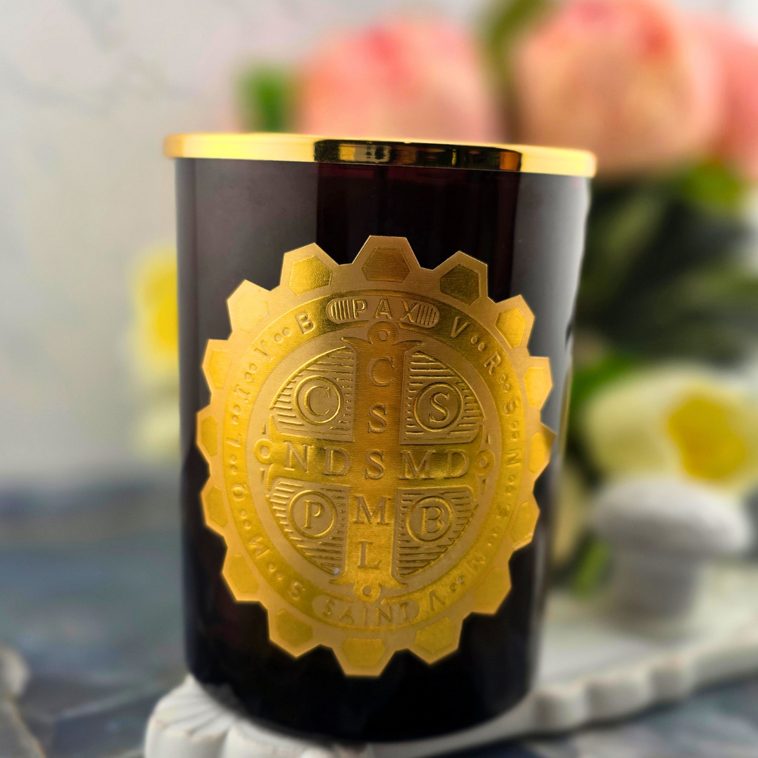 Saint Benedict Candle