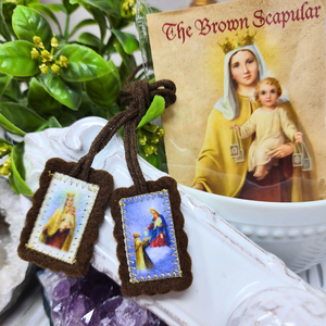 Sister Dulce Gift Shop, Catholic Store, Religious Store,  Catholic Jewelry, Religious Jewelry, Brown Scapular