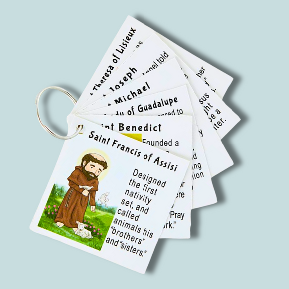 Sister Dulce Gift Shop, Catholic Store, Religious Store,  Catholic Kids, Religious KIds, Catholic Children, Religious Children, Saints Punch Out Cards 