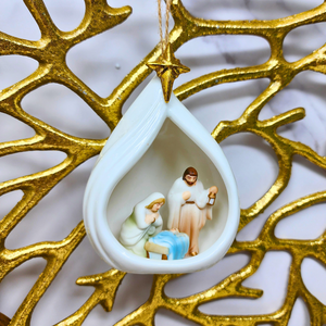 Sister Dulce Gift Shop, Catholic Store, Catholic Christmas, Catholic Ornament, Religious Ornament, Nativity Ornament