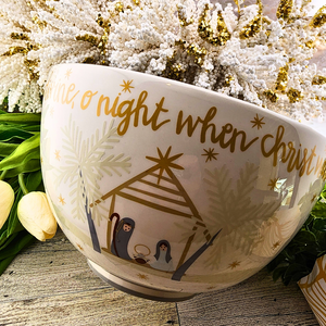 Sister Dulce Gift Shop, Catholic Store, Religious Store, Catholic Christmas, Religious Christmas, Nativity Bowl 