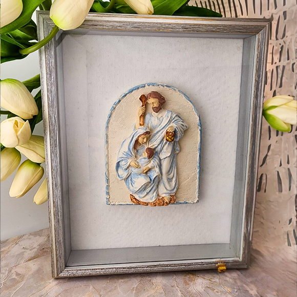 Sister Dulce Gift Shop, Catholic Store, Religious Store, Catholic Art, Religious Art, Plaster Holy Family Nativity Artwork