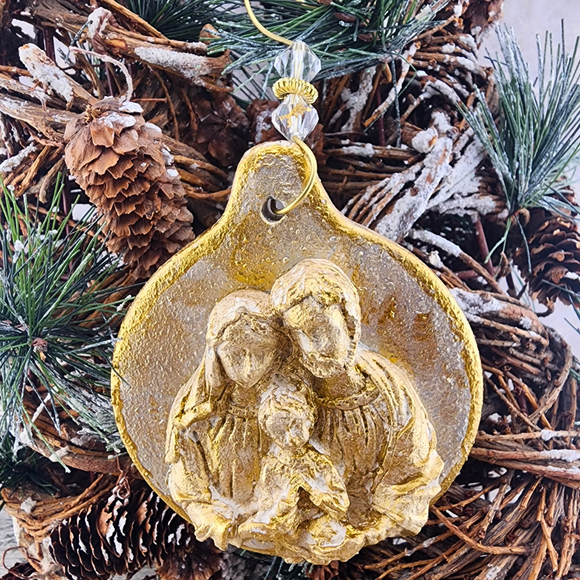 Sister Dulce Gift Shop, Catholic Store, Religious Store, Catholic Christmas, Religious Christmas, Holy family Ornament