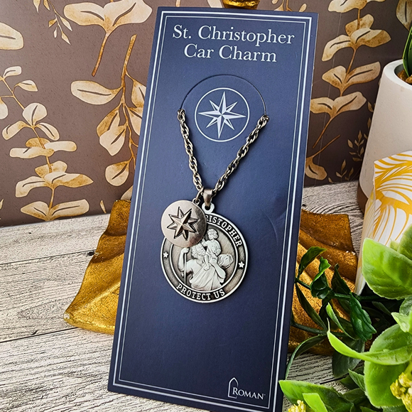 Sister Dulce Gift Shop, Catholic Store, Religious Store, St. Christopher Car Charm