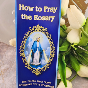 Sister Dulce Gift Shop, Catholic Store, Religious Store,  How to Pray the Rosary Pamphlet