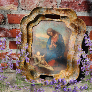 Sister Dulce Gift Shop, Catholic Store, Religious Store, Catholic Home Decor, Religious Home Decor, Madonna and Child Tray