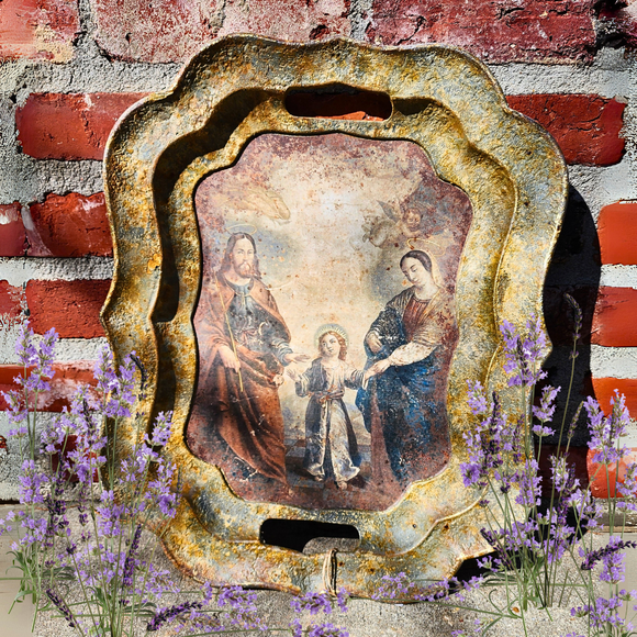 Sister Dulce Gift Shop, Catholic Store, Religious Store, Holy Family Tray, Catholic Decor, Religious Decor