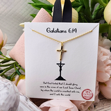 Sister Dulce Gift Shop, Catholic Store, Religious Store, Catholic Necklace, Religious Necklace, Cross Necklace, Crucifix Necklace 