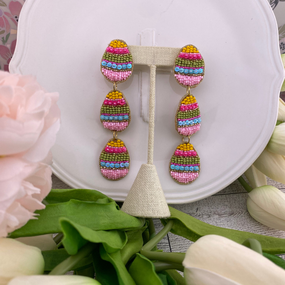 Sister Dulce Gift Shop, Catholic Store, Religious Store, Easter Earrings, Easter Egg Earrings