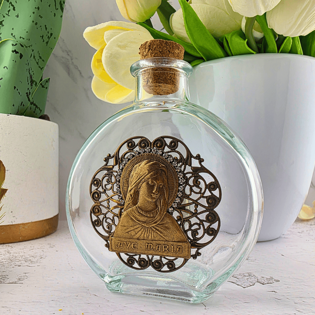 Vintage Holy Water Bottle