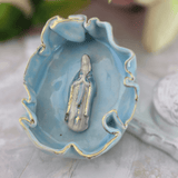 Sister Dulce Gift Shop, Shepherds Staff, Religious Store, Cypress Springs Mercedarian Prayer Center, Sacred Treasures, Our Lady of the Rosary Blue Trinket Dish