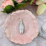 Sister Dulce Gift Shop, Shepherds Staff, Religious Store, Cypress Springs Mercedarian Prayer Center, Sacred Treasures, Our Lady of the Rosary Pink Trinket Dish