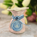 Sister Dulce Gift Shop, Shepherds Staff, Religious Store, Cypress Springs Mercedarian Prayer Center, Sacred Treasures, Auspice Maria Pink Mini Vase