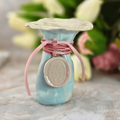 Sister Dulce Gift Shop, Shepherds Staff, Religious Store, Cypress Springs Mercedarian Prayer Center, Sacred Treasures, Auspice Maria Mini Vase
