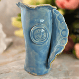 Sister Dulce Gift Shop, Shepherds Staff, Religious Store, Cypress Springs Mercedarian Prayer Center, Sacred Treasures, Auspice Maria Blue Vase