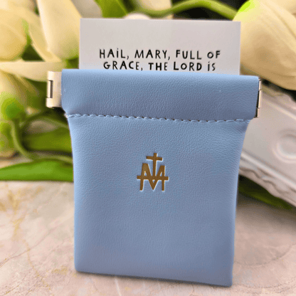 Sister Dulce Gift Shop, Shepherds Staff, Religious Store, Cypress Springs Mercedarian Prayer Center, Blue Rosary Pouch, First Communion, Confirmation