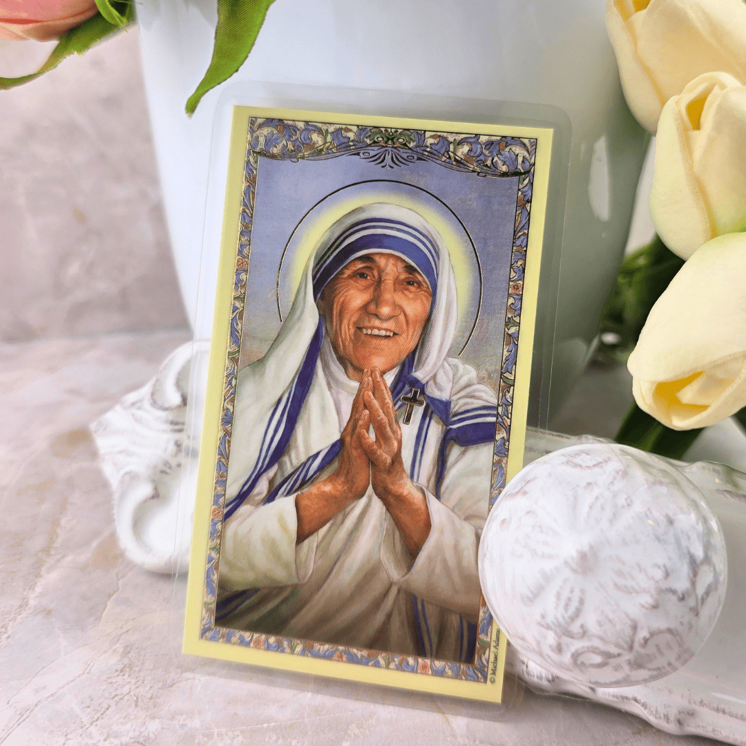 Sister Dulce Gift Shop, Shepherds Staff, Religious Store, Cypress Springs Mercedarian Prayer Center, Saint Teresa Prayer Card, Mother Teresa
