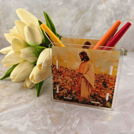 Sister Dulce Gift Shop, Shepherds Staff, Religious Store, Cypress Springs Mercedarian Prayer Center, Floral Jesus, Pen Holder
