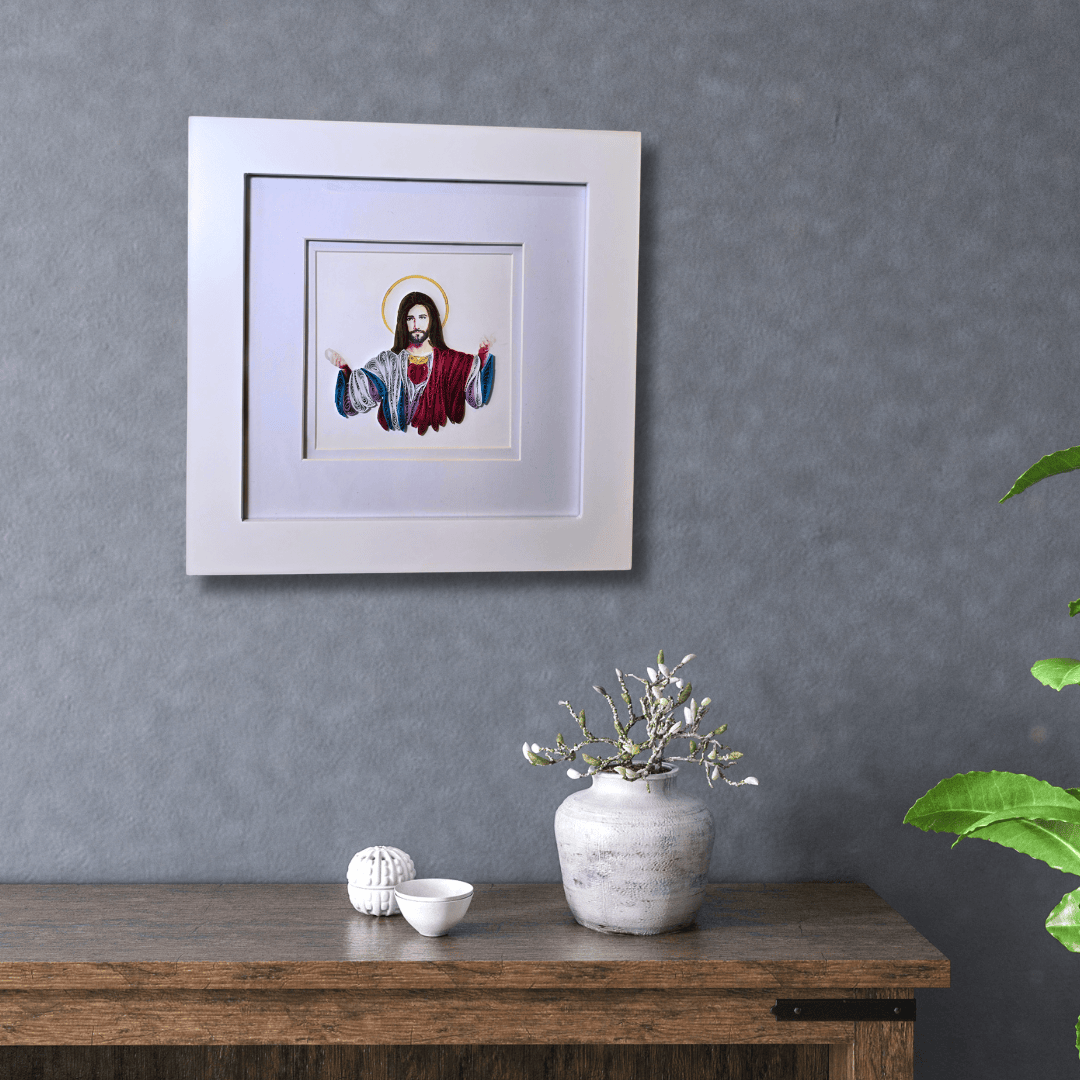 Sister Dulce Gift Shop, Shepherds Staff, Religious Store, Cypress Springs Mercedarian Prayer Center, Jesus Hand Quilled Artwork