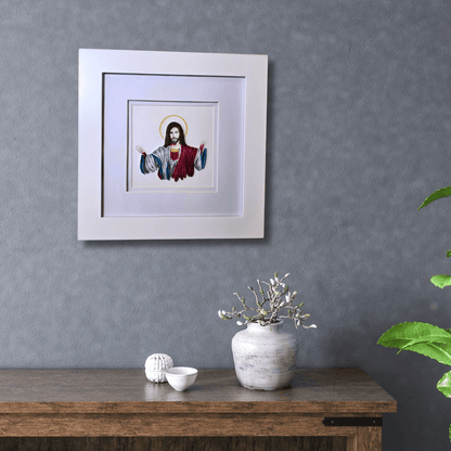 Sister Dulce Gift Shop, Shepherds Staff, Religious Store, Cypress Springs Mercedarian Prayer Center, Jesus Hand Quilled Artwork