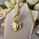 Sister Dulce Gift Shop, Shepherds Staff, Religious Store, Cypress Springs Mercedarian Prayer Center, Gold Saint Necklace