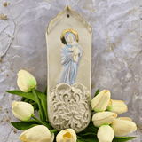 Sister Dulce Gift Shop, Shepherds Staff, Religious Store, Cypress Springs Mercedarian Prayer Center, Holy Water Font, Madonna and Child