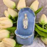 Sister Dulce Gift Shop, Shepherds Staff, Religious Store, Cypress Springs Mercedarian Prayer Center, Holy Water Font, Our Lady of the Rosary, Blue