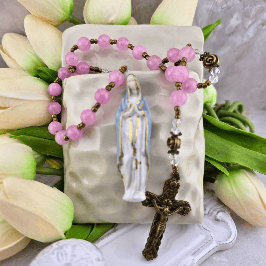 Sister Dulce Gift Shop, Shepherds Staff, Religious Store, Cypress Springs Mercedarian Prayer Center, Our Lady of the Rosary, Rosary Pouch, Sacred Treasures