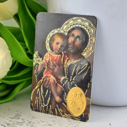 Prayer Cards with Gold Seals