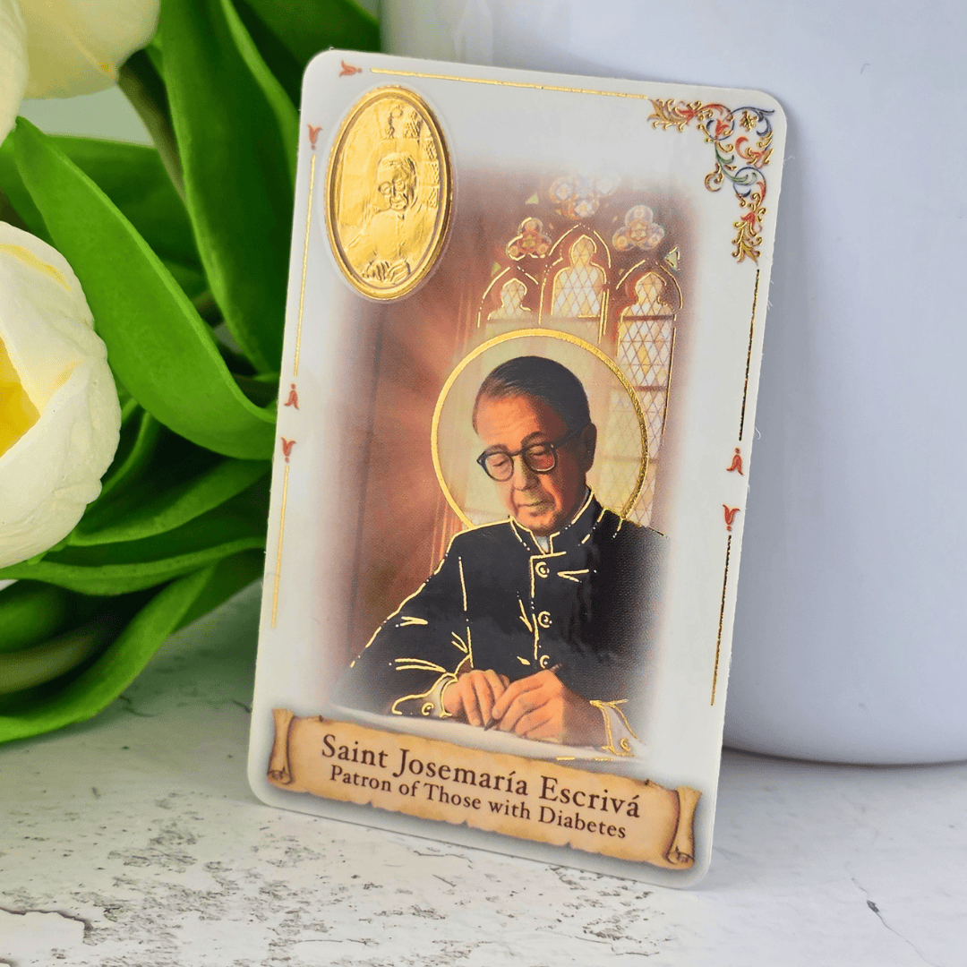 Prayer Cards with Gold Seals